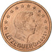 Luxemburgo, 2 Euro Cent, 2002, Utrecht, Aço Cromado a Cobre, MS(60-62)