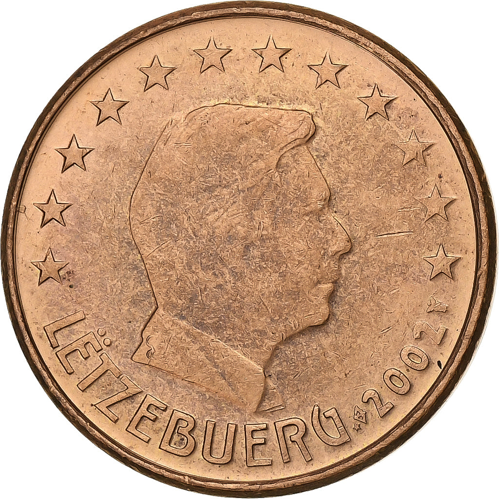 Luxemburg, 5 Euro Cent, 2002, Utrecht, Copper Plated Steel, VZ+