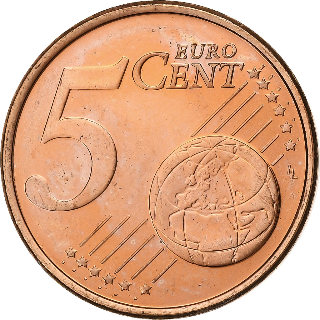 Slowenien, 5 Euro Cent, 2007, Vantaa, Copper Plated Steel, VZ+
