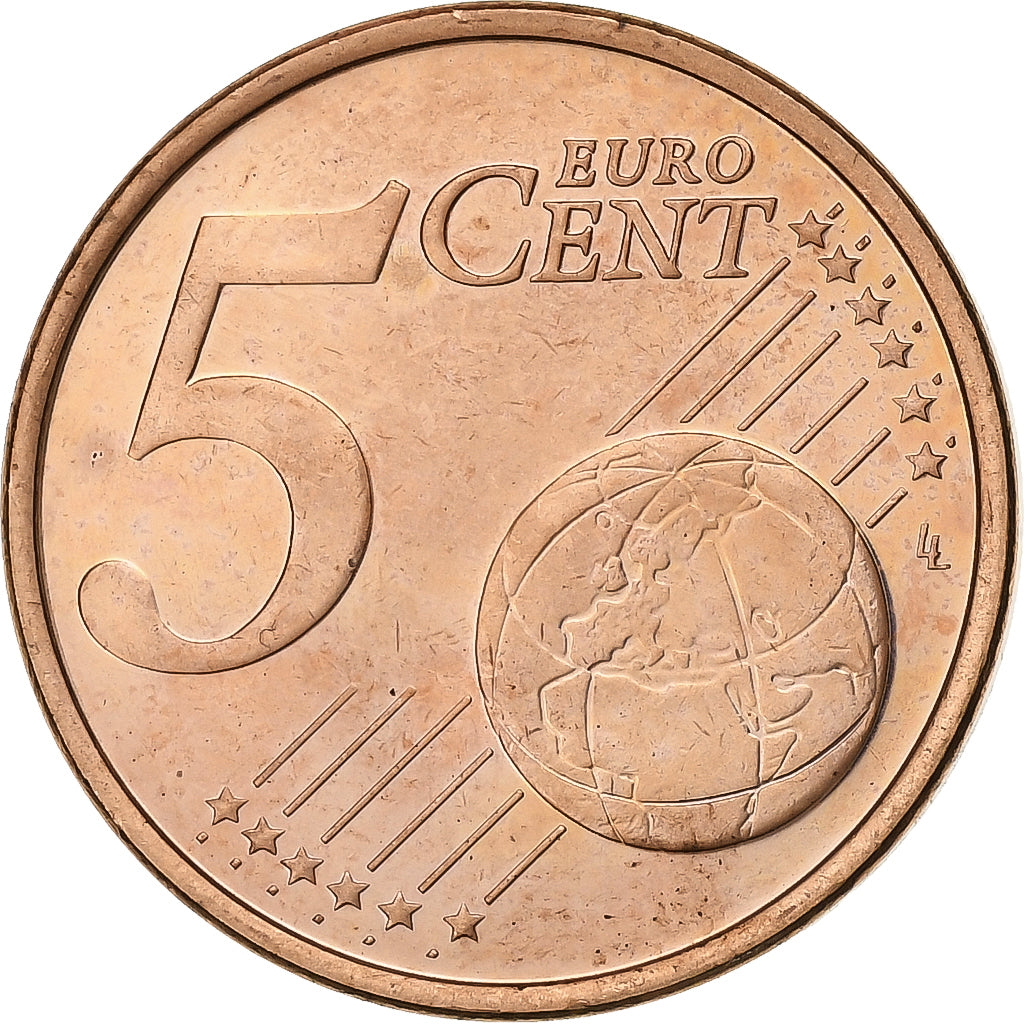 Chypre, 5 Euro Cent, 2008, Cuivre plaqué acier, SUP