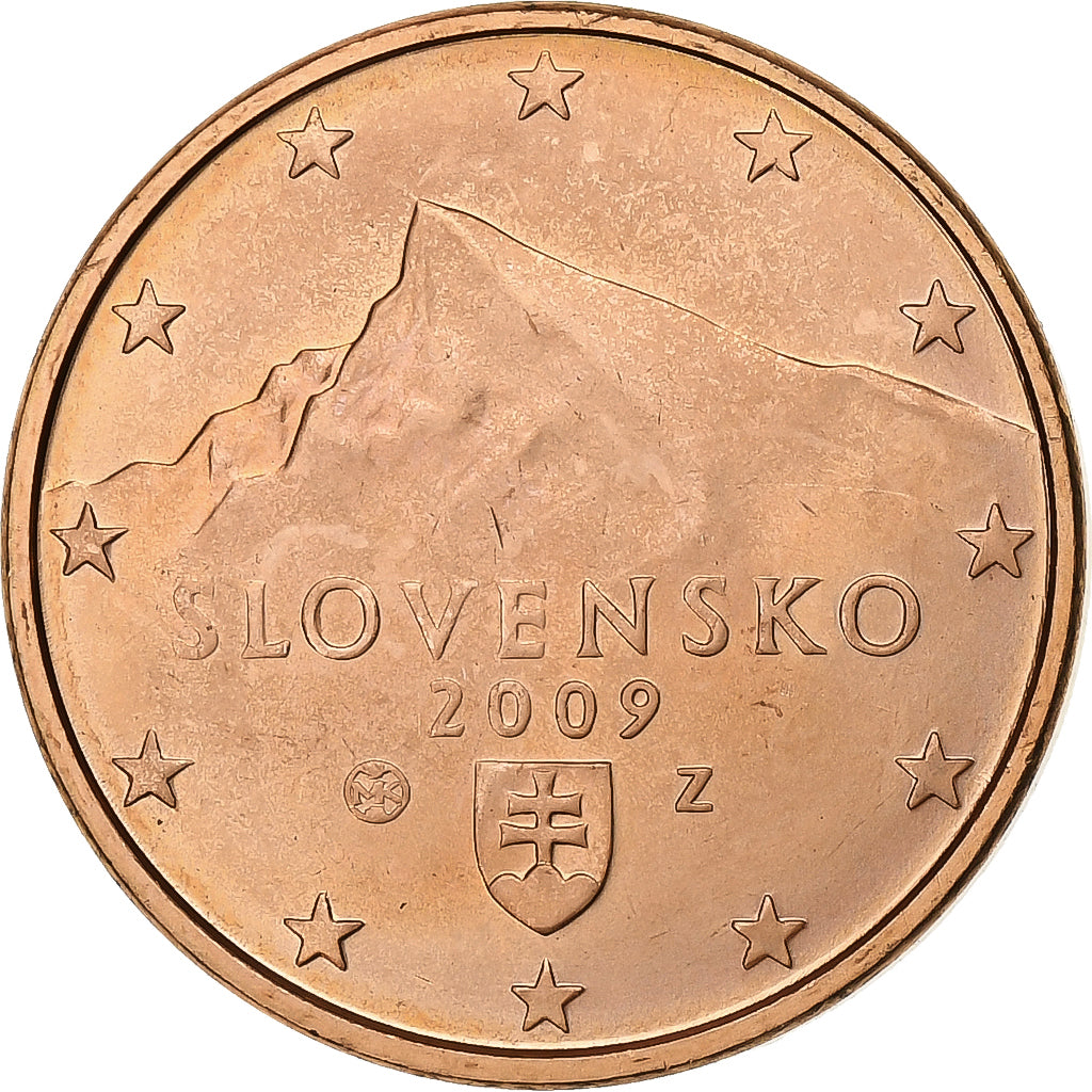 Slovaquie, 5 Euro Cent, 2009, Kremnica, Cuivre plaqué acier, SUP+