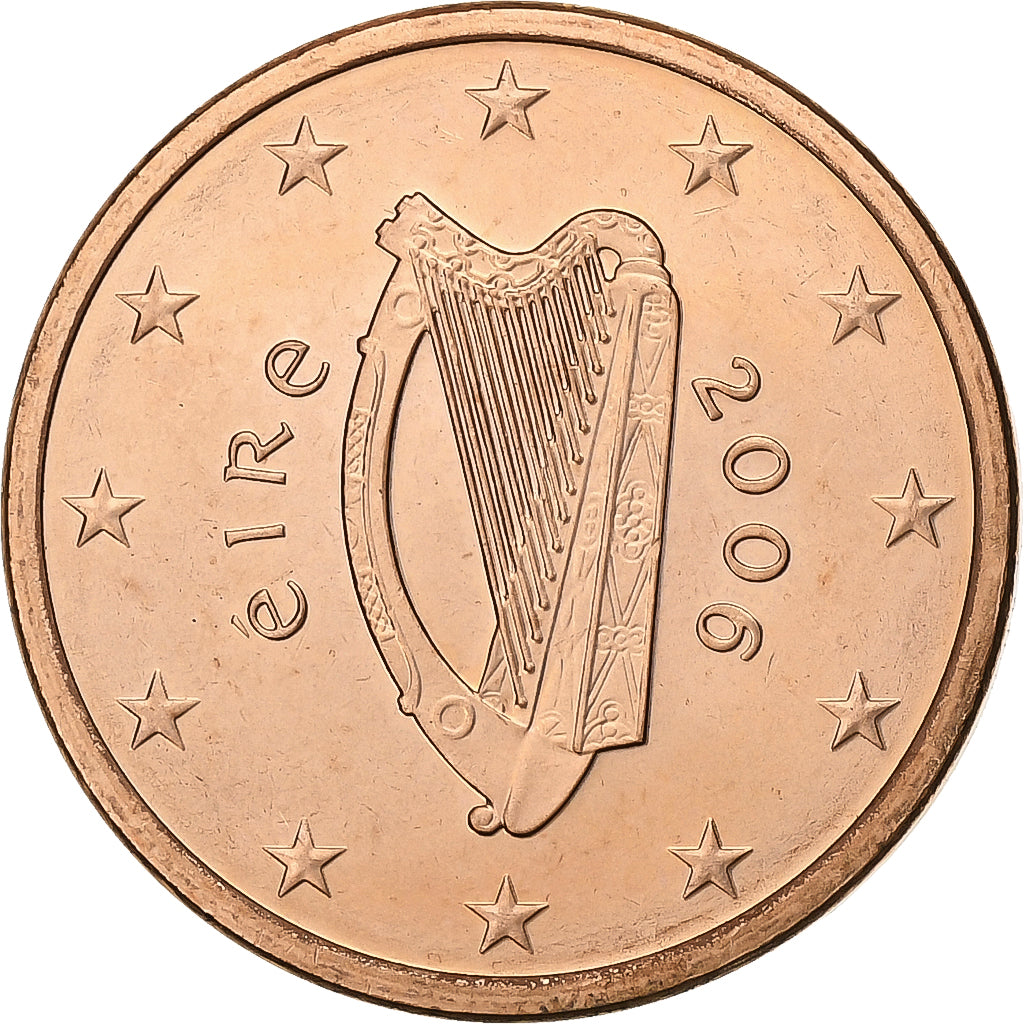 Ierland, 5 Euro Cent, 2006, Copper Plated Steel, PR+
