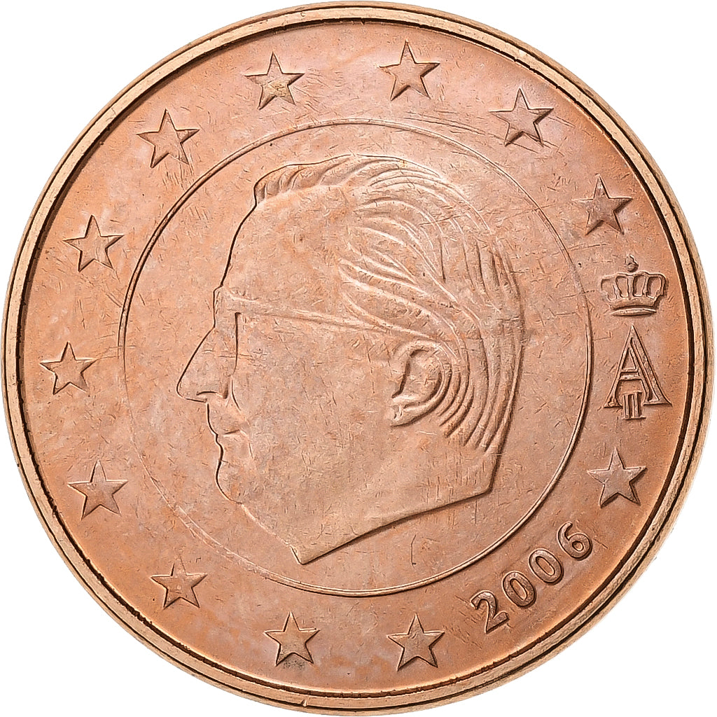 Belgio, 5 Euro Cent, 2006, Brussels, Acciaio placcato rame, SPL