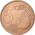 Francia, 5 Euro Cent, 1999, Paris, Cobre chapado en acero, EBC+
