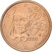 Francia, 5 Euro Cent, 2000, Paris, Cobre chapado en acero, EBC+
