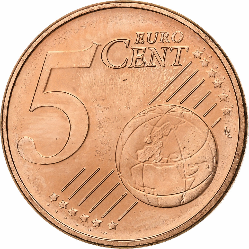 Austria, 5 Euro Cent, 2007, Vienna, Copper Plated Steel, MS(60-62)
