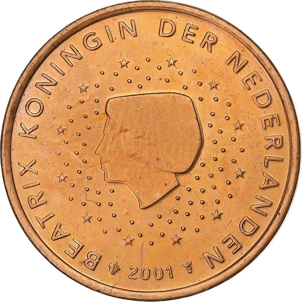 Nederland, 5 Euro Cent, 2001, Utrecht, Copper Plated Steel, PR+