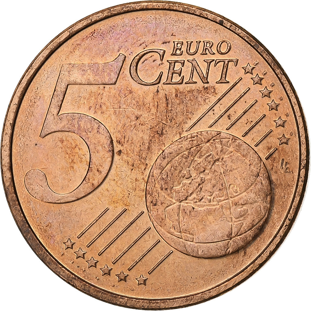 Netherlands, 5 Euro Cent, 2006, Utrecht, Copper Plated Steel, MS(60-62)