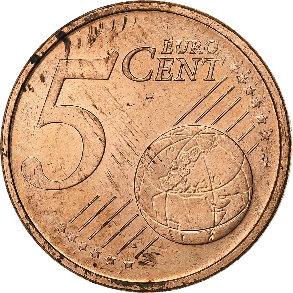 Portugal, 5 Euro Cent, 2006, Lisbon, Copper Plated Steel, PR+