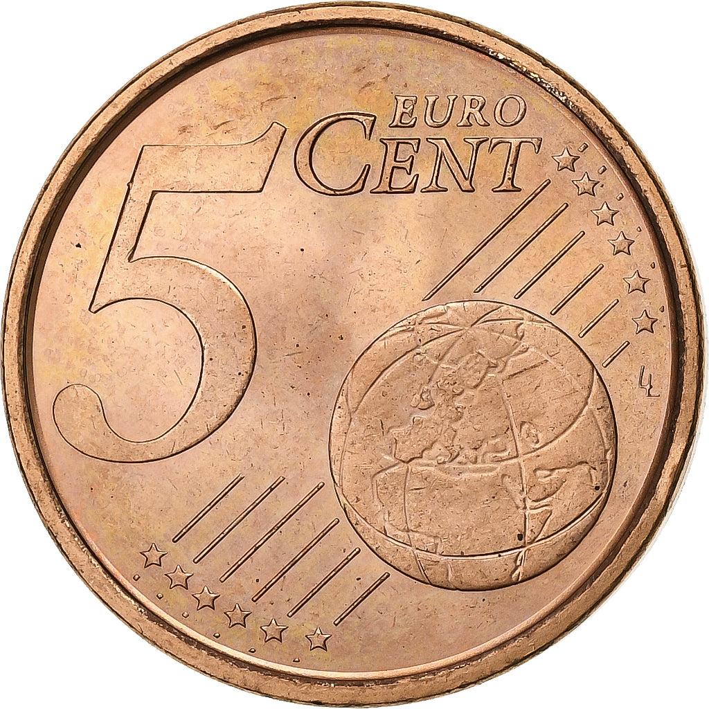 España, 5 Euro Cent, 2003, Madrid, Cobre chapado en acero, EBC+