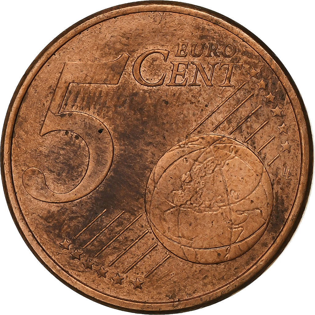 Spanien, 5 Euro Cent, 2007, Madrid, Copper Plated Steel, VZ