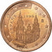 Spain, 5 Euro Cent, 1999, Madrid, Copper Plated Steel, AU(55-58)