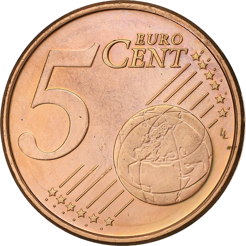 Finlandia, 5 Euro Cent, 2000, Vantaa, Acciaio placcato rame, BB