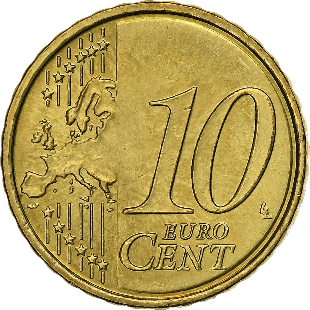 Eslováquia, 10 Euro Cent, 2009, Kremnica, Nordic gold, MS(60-62)