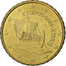 Cyprus, 10 Euro Cent, 2008, Nordic gold, MS(60-62)