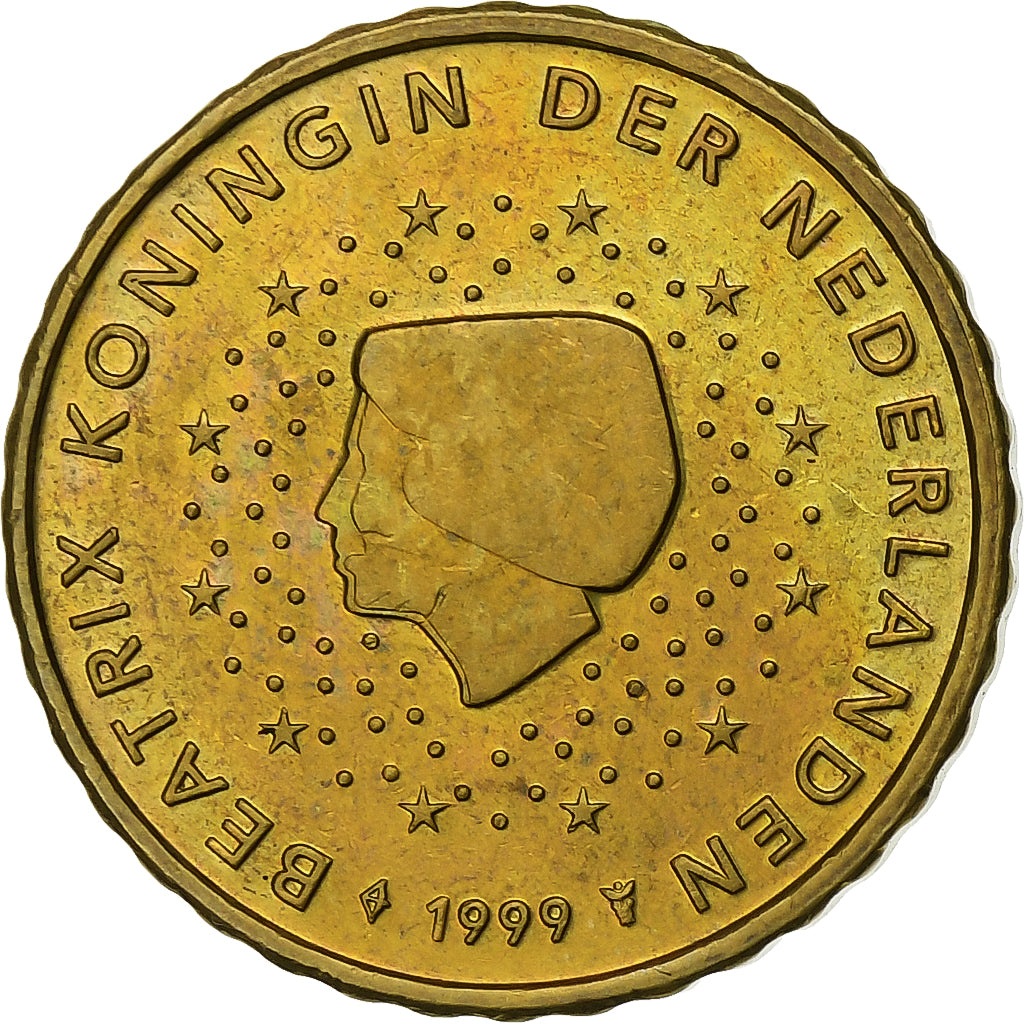 Nederland, 10 Euro Cent, 1999, Utrecht, Nordic gold, PR+