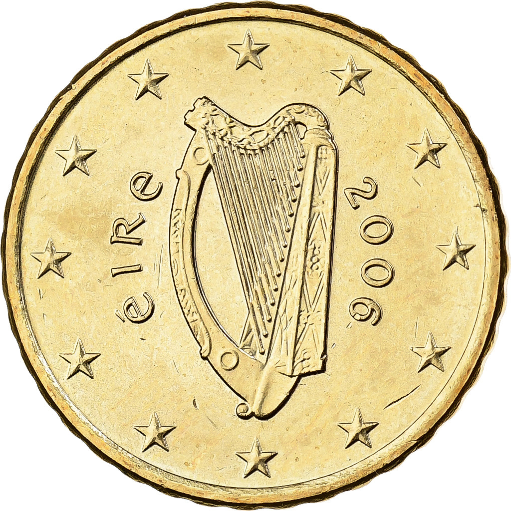 Irlanda, 10 Euro Cent, 2006, Dublin, Nordic gold, MS(60-62)