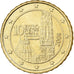 Austria, 10 Euro Cent, 2008, Vienna, Nordic gold, MS(60-62)