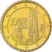 Oostenrijk, 10 Euro Cent, 2002, Vienna, Nordic gold, PR+