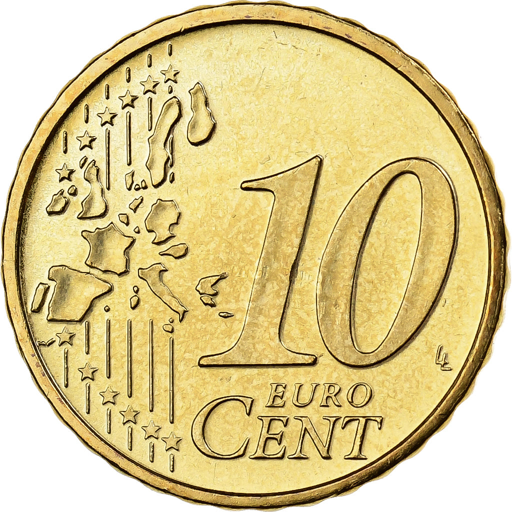 Oostenrijk, 10 Euro Cent, 2006, Vienna, Nordic gold, PR+