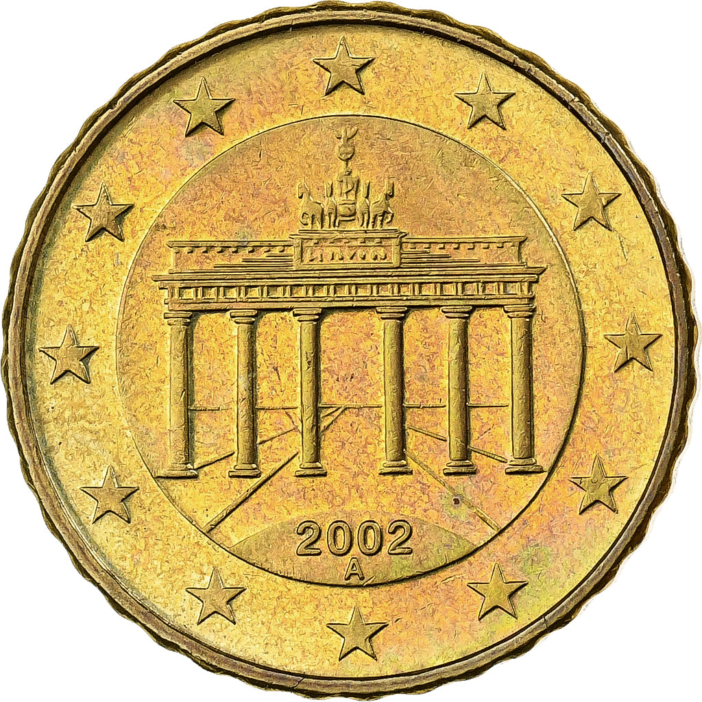 Germania, 10 Euro Cent, 2002, Berlin, Nordic gold, SPL