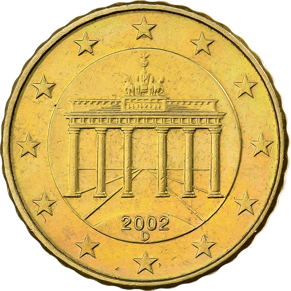 Germania, 10 Euro Cent, 2002, Munich, Nordic gold, SPL