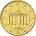 Alemanha, 10 Euro Cent, 2002, Karlsruhe, Nordic gold, MS(60-62)