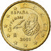 Spanje, 10 Euro Cent, 2001, Madrid, Nordic gold, PR+