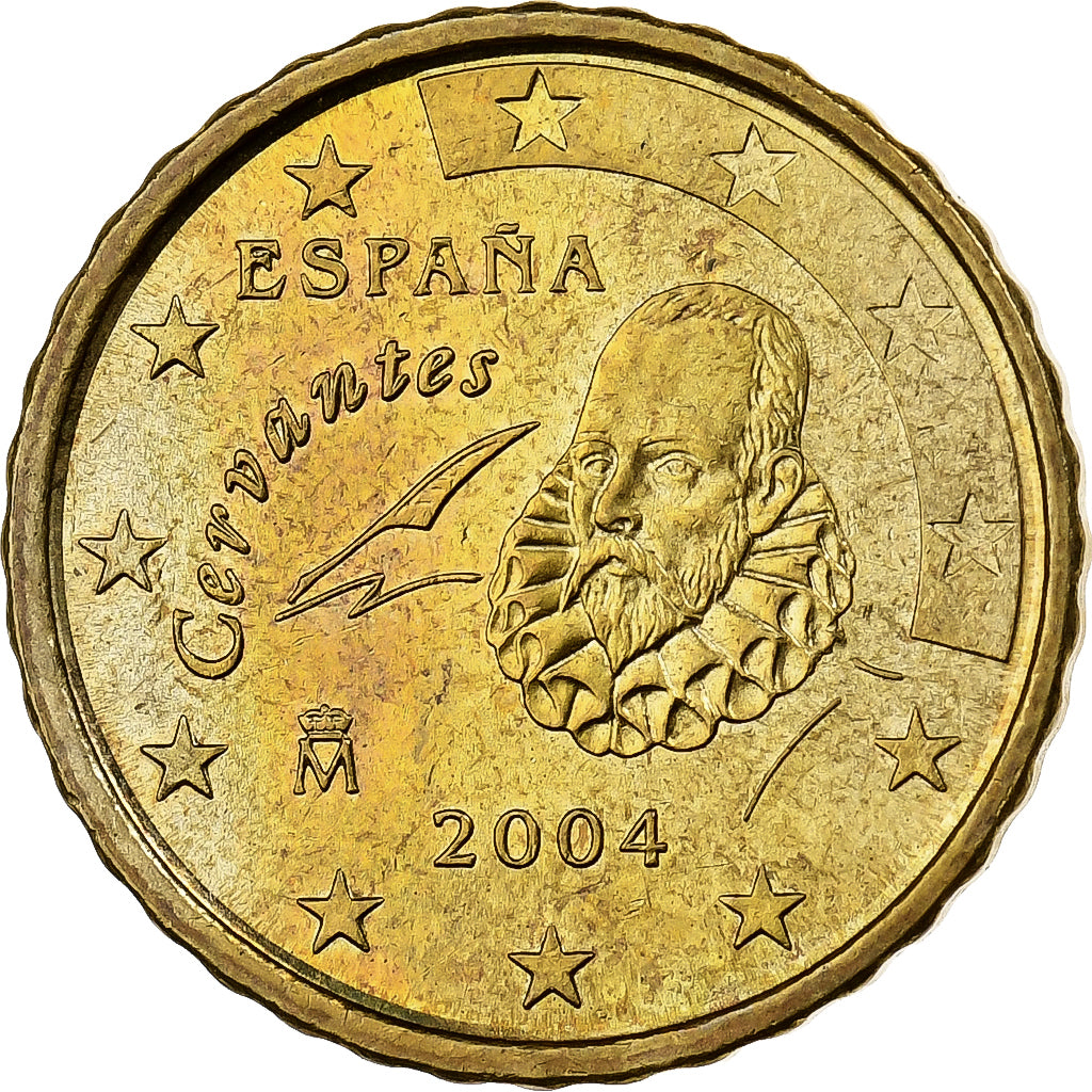 Espanha, 10 Euro Cent, 2004, Madrid, Nordic gold, MS(60-62)
