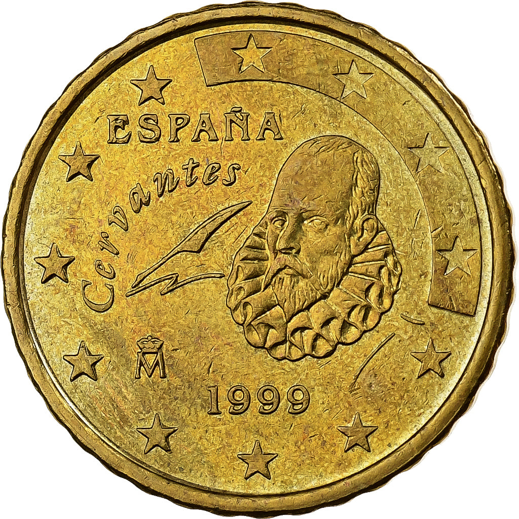 Spain, 10 Euro Cent, 1999, Madrid, Nordic gold, MS(60-62)