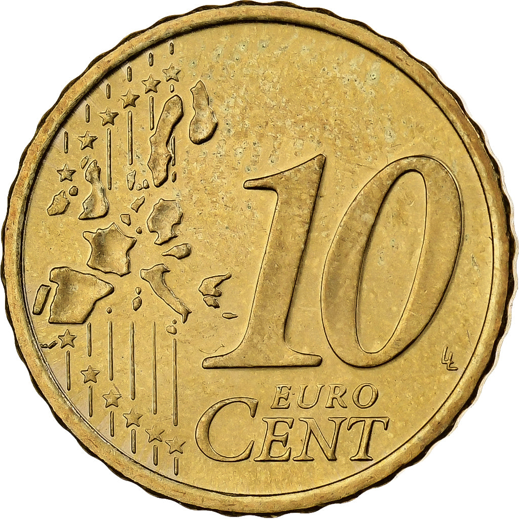 Finlandia, 10 Euro Cent, 2006, Vantaa, Nordic gold, MS(60-62)