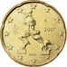 Italië, 20 Euro Cent, 2007, Rome, Nordic gold, PR+