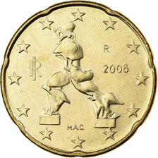 Italy, 20 Euro Cent, 2008, Rome, Nordic gold, MS(60-62)