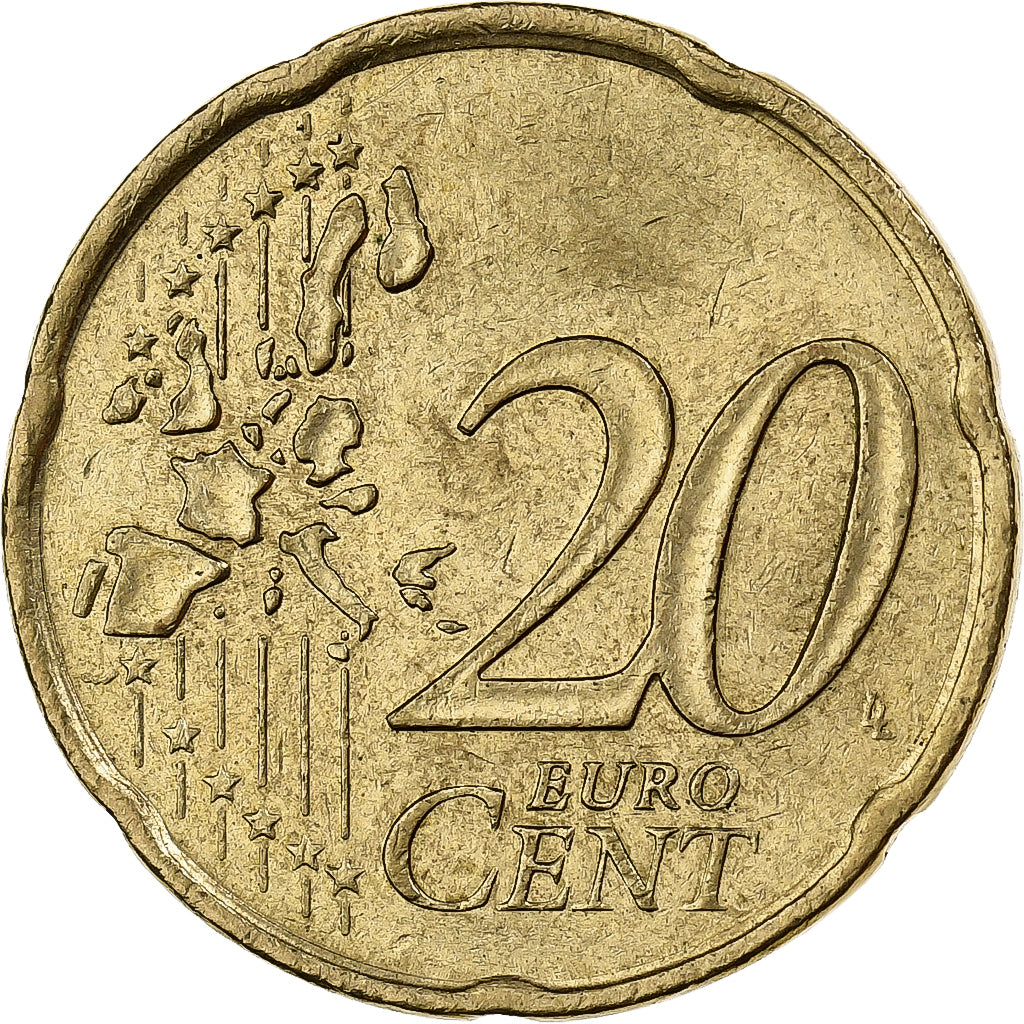 Francia, 20 Euro Cent, 2000, Paris, Nordic gold, EBC+