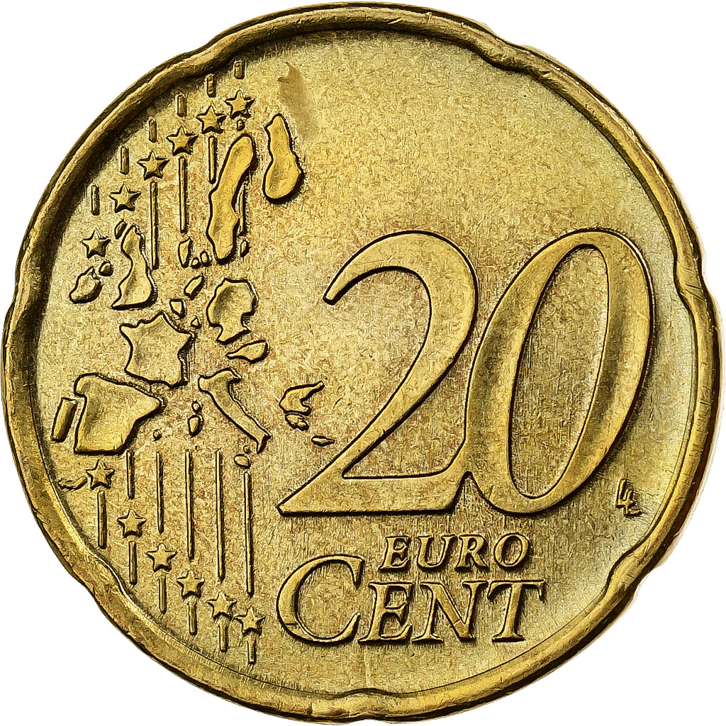 Portugal, 20 Euro Cent, 2002, Lisbon, Nordic gold, MS(60-62)