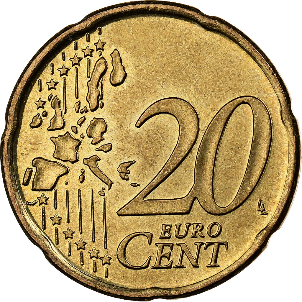 Portugal, 20 Euro Cent, 2004, Lisbon, Nordic gold, VZ+