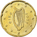 Irlande, 20 Euro Cent, 2003, Dublin, Or nordique, SUP+