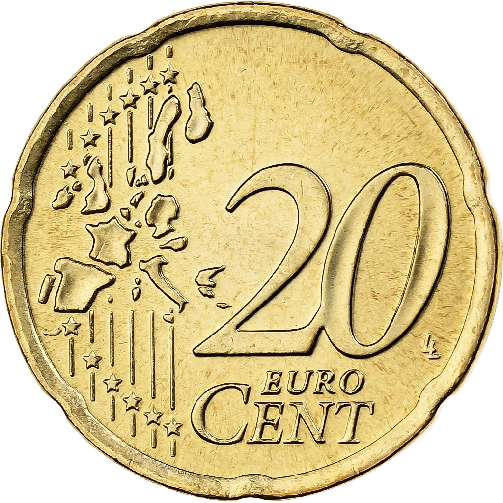 Ierland, 20 Euro Cent, 2006, Dublin, Nordic gold, PR+