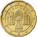 Austria, 20 Euro Cent, 2005, Vienna, Nordic gold, MS(60-62)