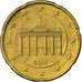 Duitsland, 20 Euro Cent, 2002, Munich, Nordic gold, PR+