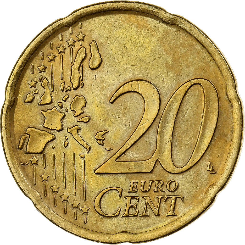 Spain, 20 Euro Cent, 2000, Madrid, Nordic gold, MS(60-62)