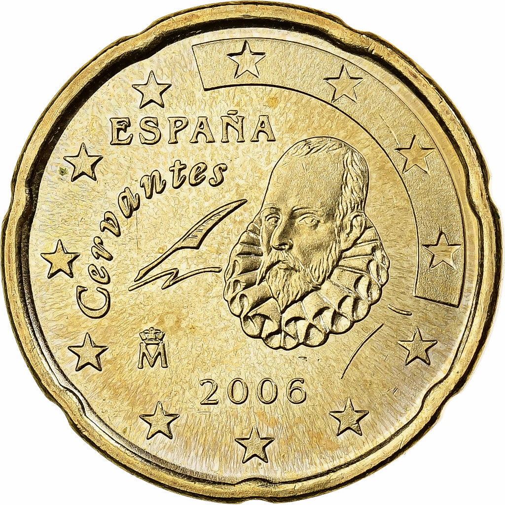 Spain, 20 Euro Cent, 2006, Madrid, Nordic gold, MS(60-62)