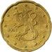 Finlandia, 20 Euro Cent, 2001, Vantaa, Nordic gold, MS(60-62)