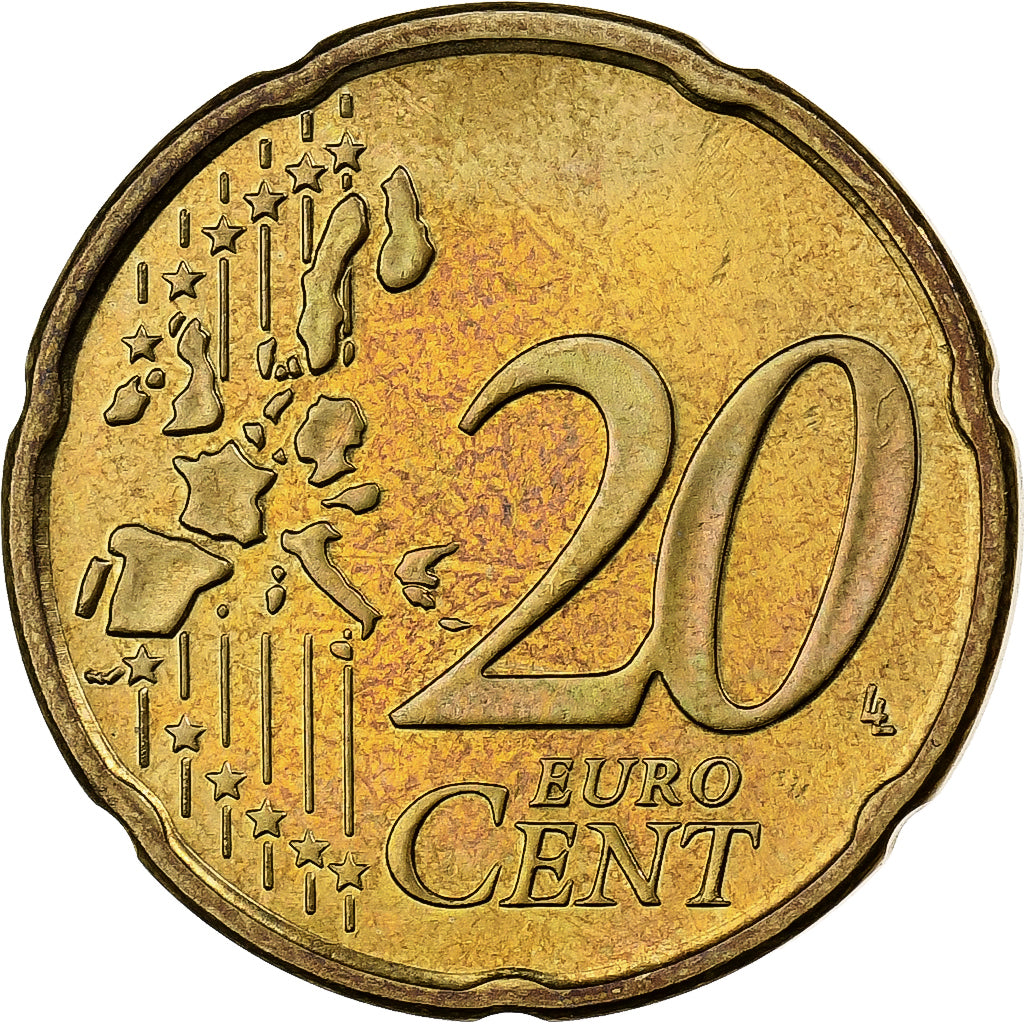 Finlandia, 20 Euro Cent, 2005, Vantaa, Nordic gold, MS(60-62)