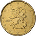 Finlandia, 20 Euro Cent, 2007, Vantaa, Nordic gold, SPL