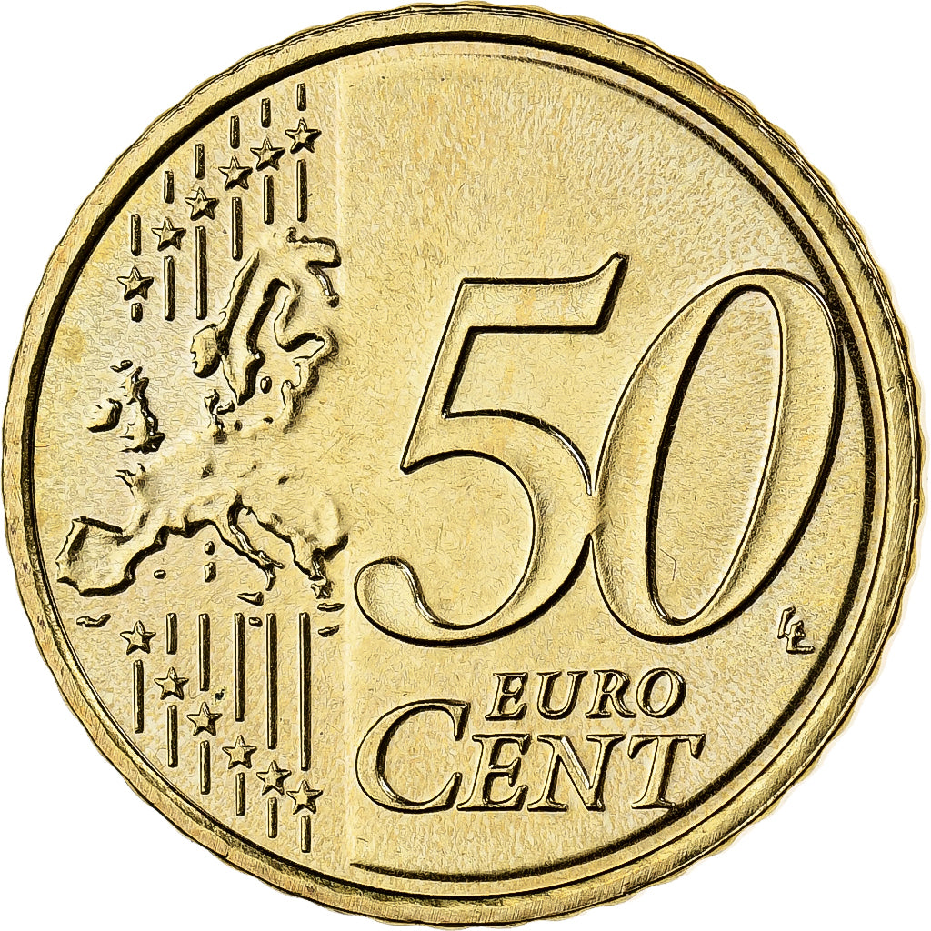 Slowenien, 50 Euro Cent, 2008, Utrecht, Nordic gold, VZ+