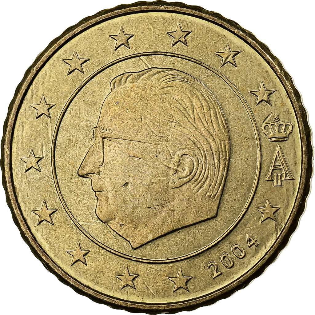 Belgien, 50 Euro Cent, 2004, Brussels, Nordic gold, VZ+