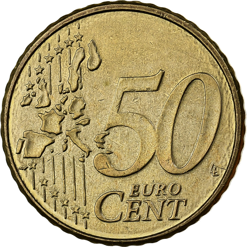 Belgien, 50 Euro Cent, 2004, Brussels, Nordic gold, VZ+