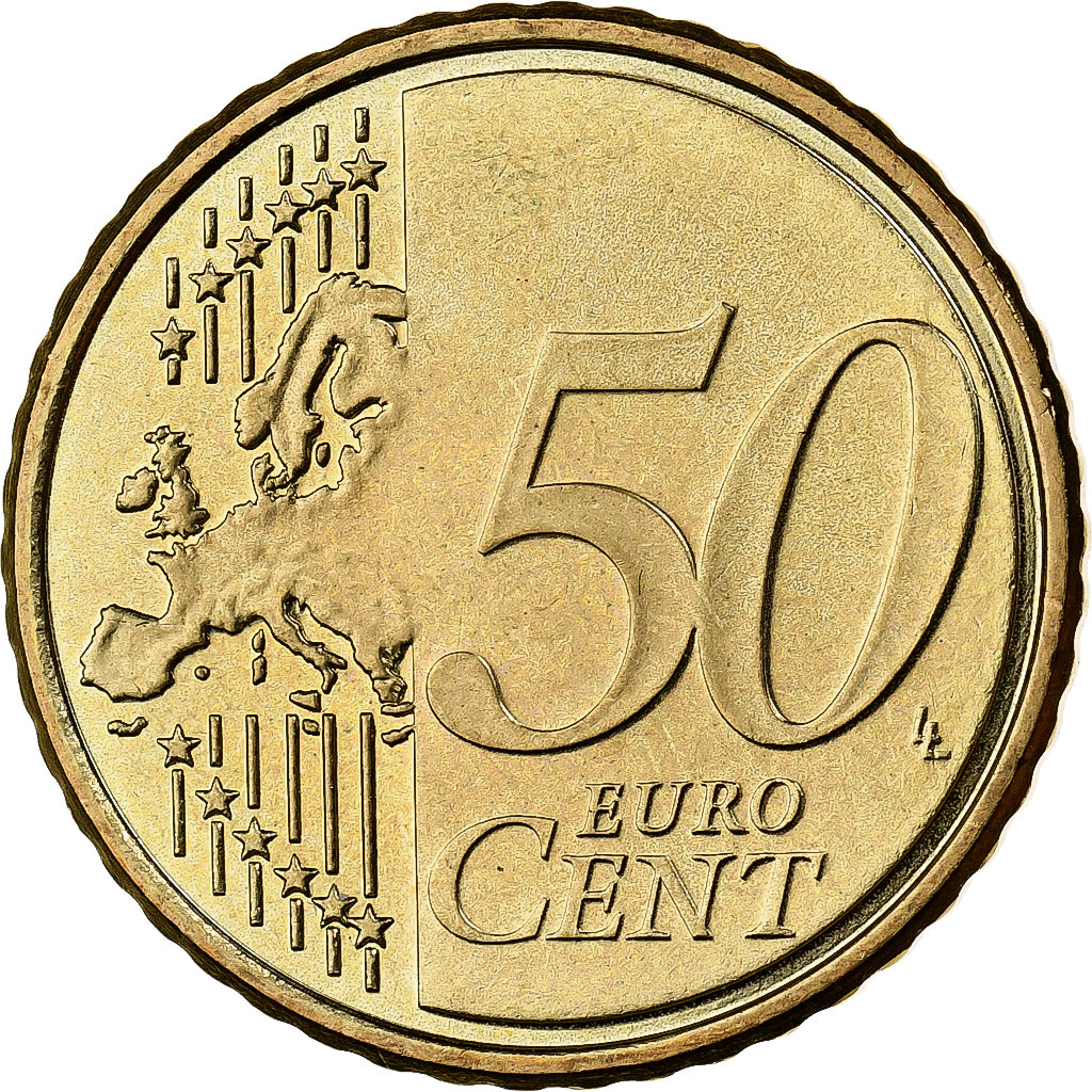 Cyprus, 50 Euro Cent, 2008, Athens, Nordic gold, MS(60-62)