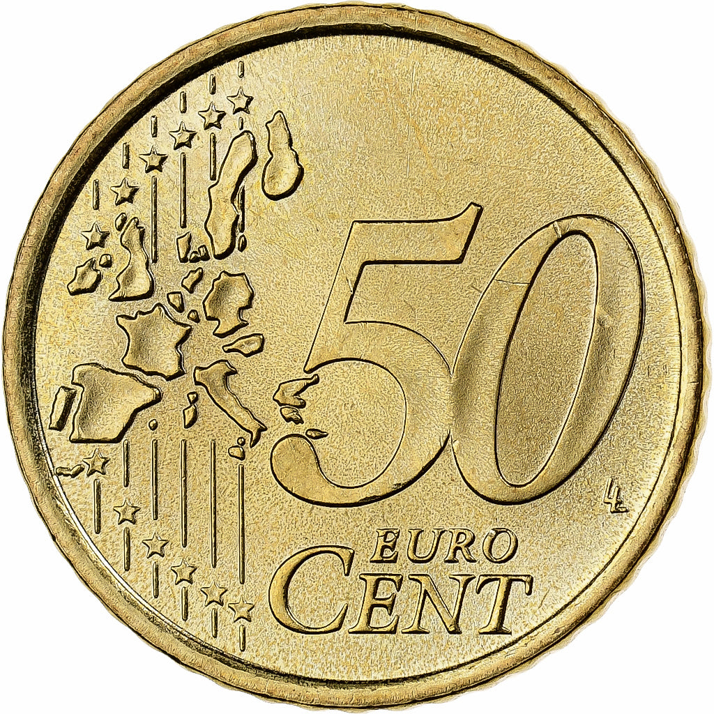 Italy, 50 Euro Cent, 2007, Rome, Nordic gold, MS(60-62)